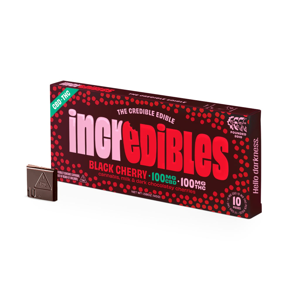 Incredibles 1:1 Black Cherry (100mg CBD/100mg THC) For Sale - The ...