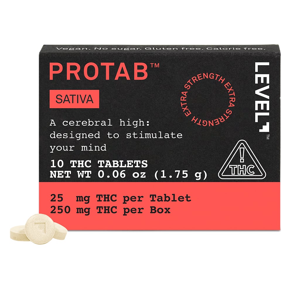 LEVEL PROTAB Sativa [10pk] (250mg) for sale - The Source+ Dispensary