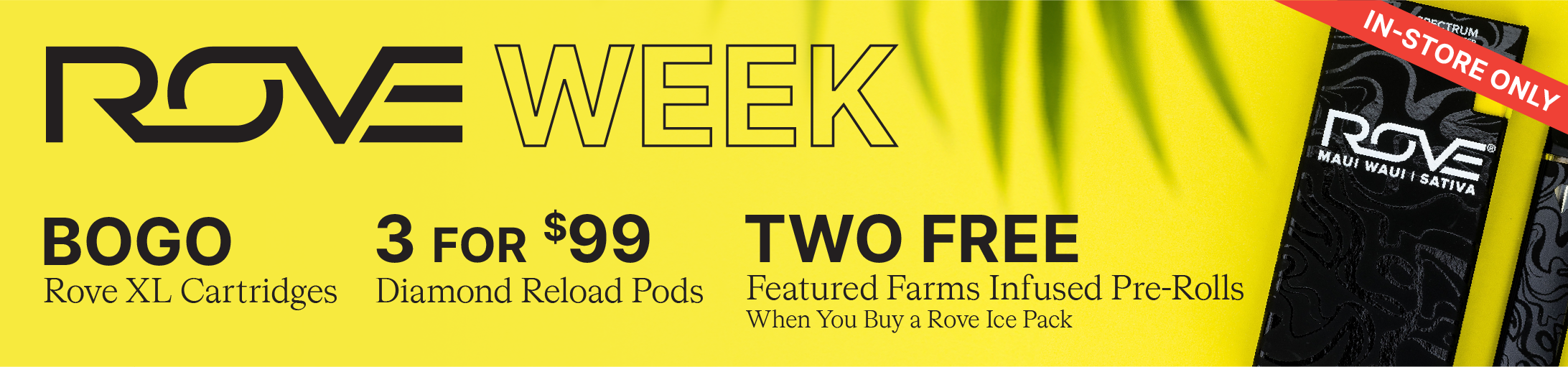 Sep Rove Week Deal Banner